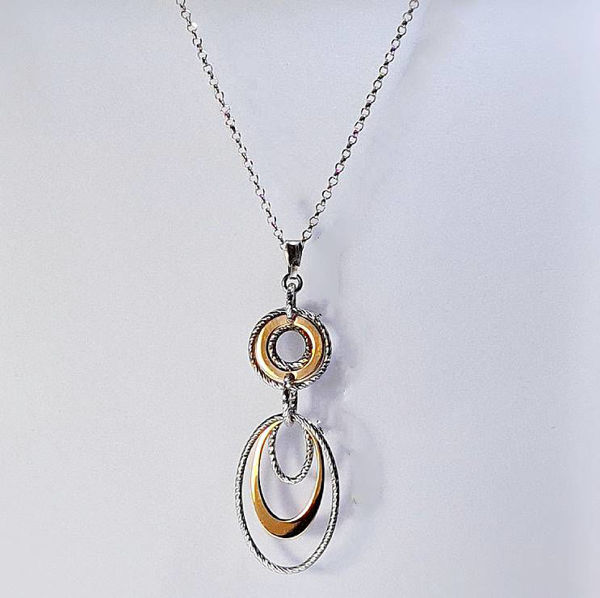 Picture of LADIES SILVER CHAIN AND PENDENT